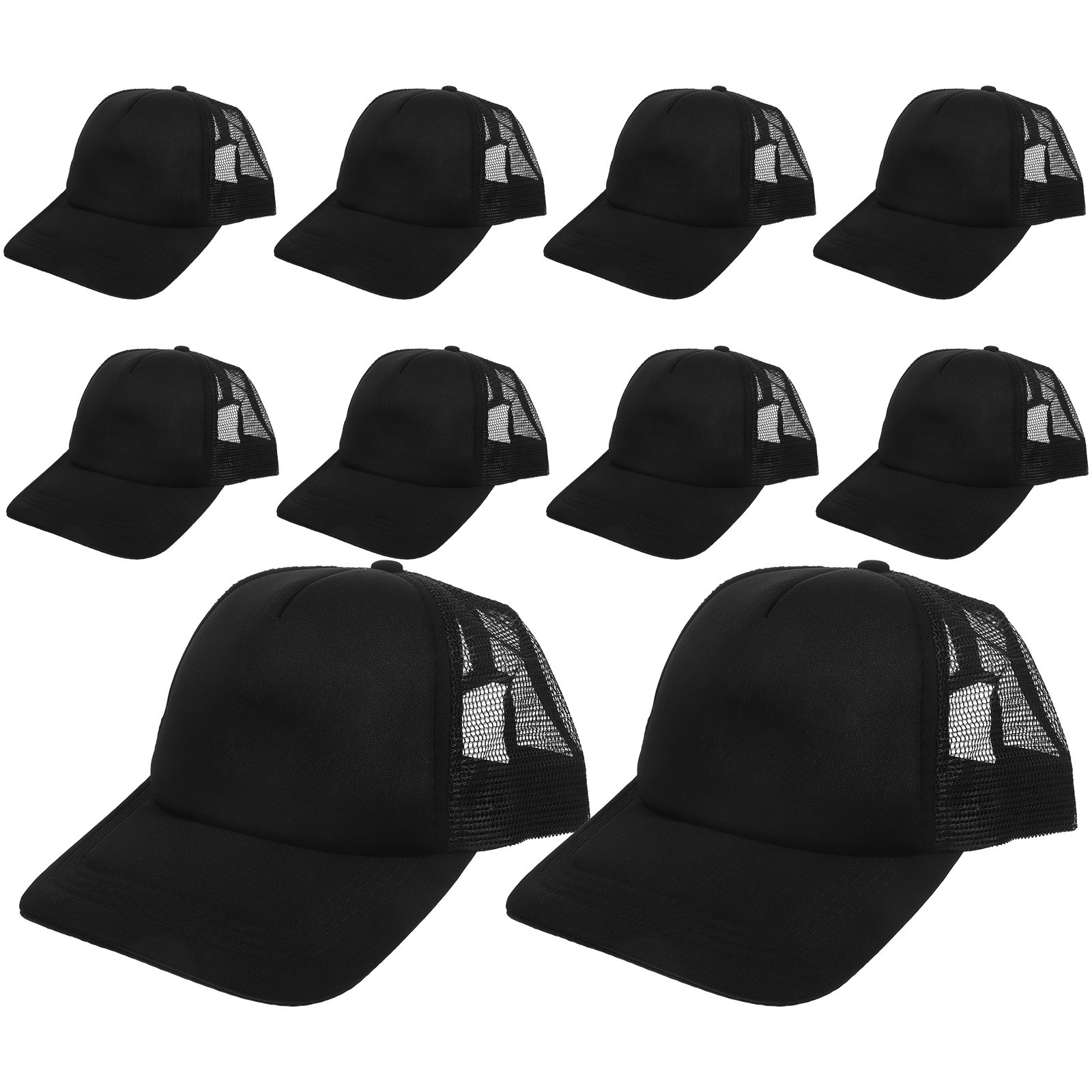 Hat Sublimation Blank - 10Pcs Mesh Baseball Caps Sublimation Blank