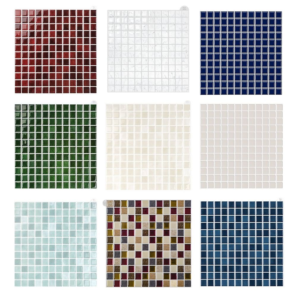 Ceramic Tile Blank - Self-Adhesive Wall Tile Stickers Waterproof Ceramic