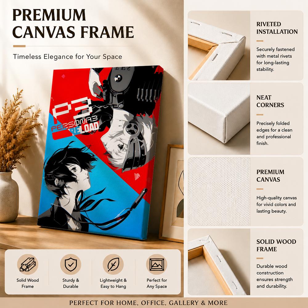 Video Game P-Persona 3 Paintin - đánh giá và giá Canvas Wrap Ready