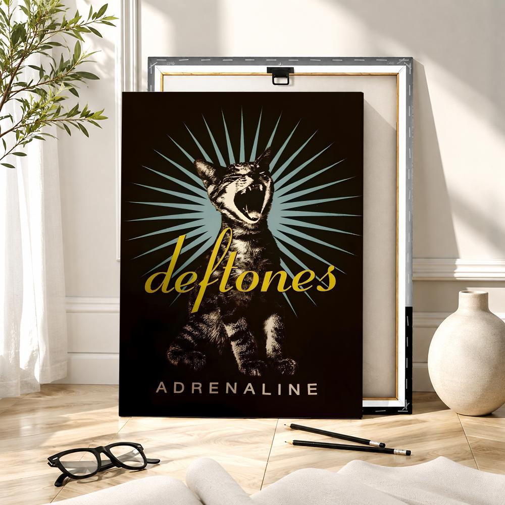 Rock Band D-Deftones Painting  - đánh giá và giá Canvas Wrap Ready