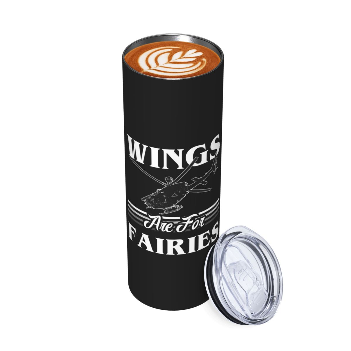Wings Are For Fairies Helicopt - đánh giá và giá Tumbler 20Oz White