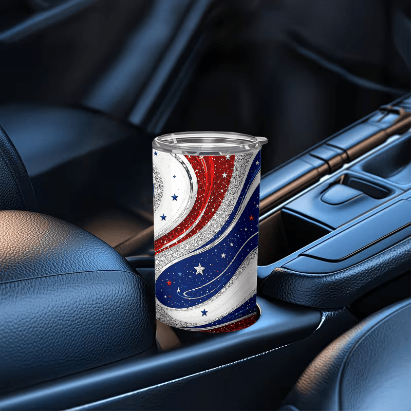 1pc 1pcs 20oz Red White Blue S - đánh giá và giá Tumbler 20Oz White