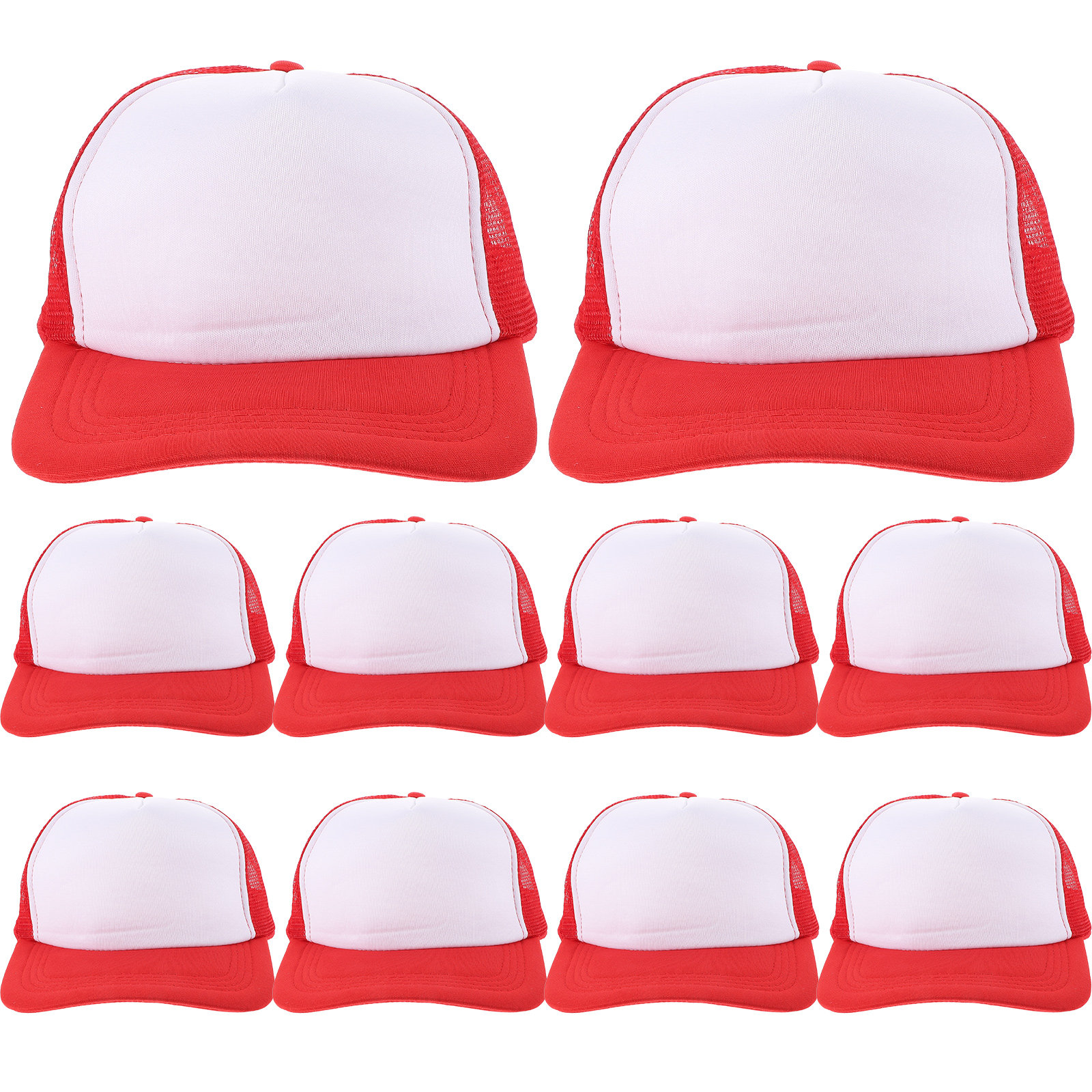 10Pcs Blank Baseball Caps Mesh - đánh giá và giá Hat Sublimation Blank